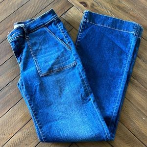 Loft Wide Leg Stretch Jean Trouser